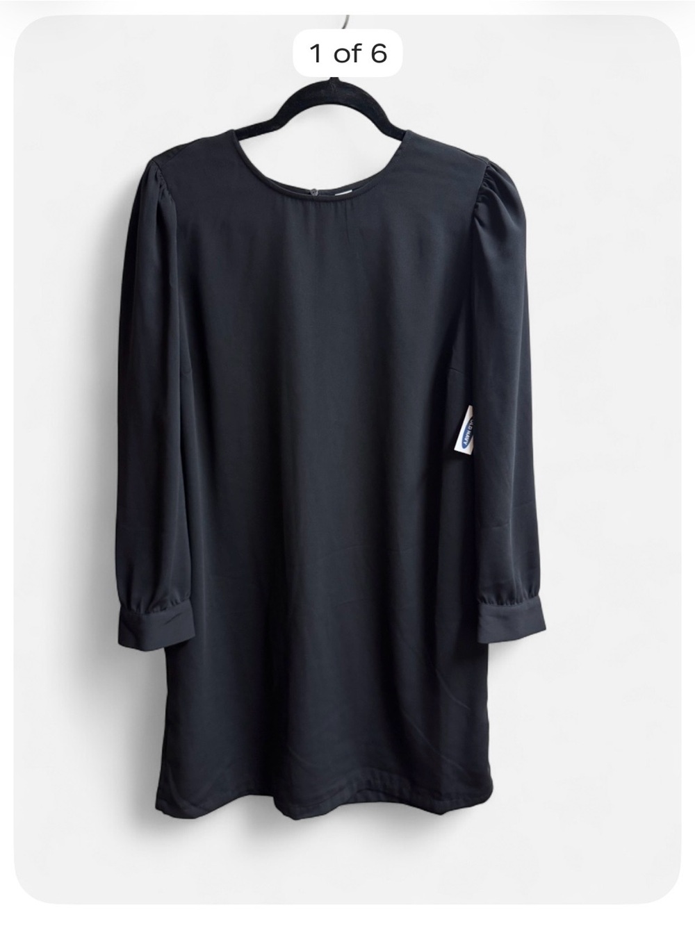Old Navy Women’s Large Black Puff Sleeve Shift Dress NWT

New with tags Old Navy